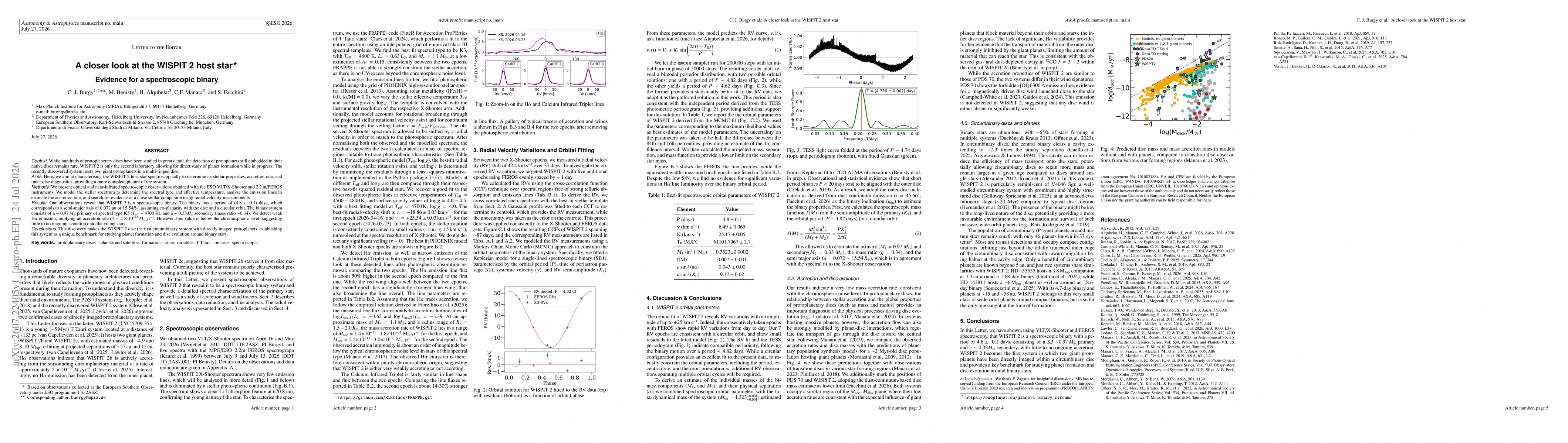 Thumbnail for A closer look at the WISPIT 2 host star. Evidence for a spectroscopic binary