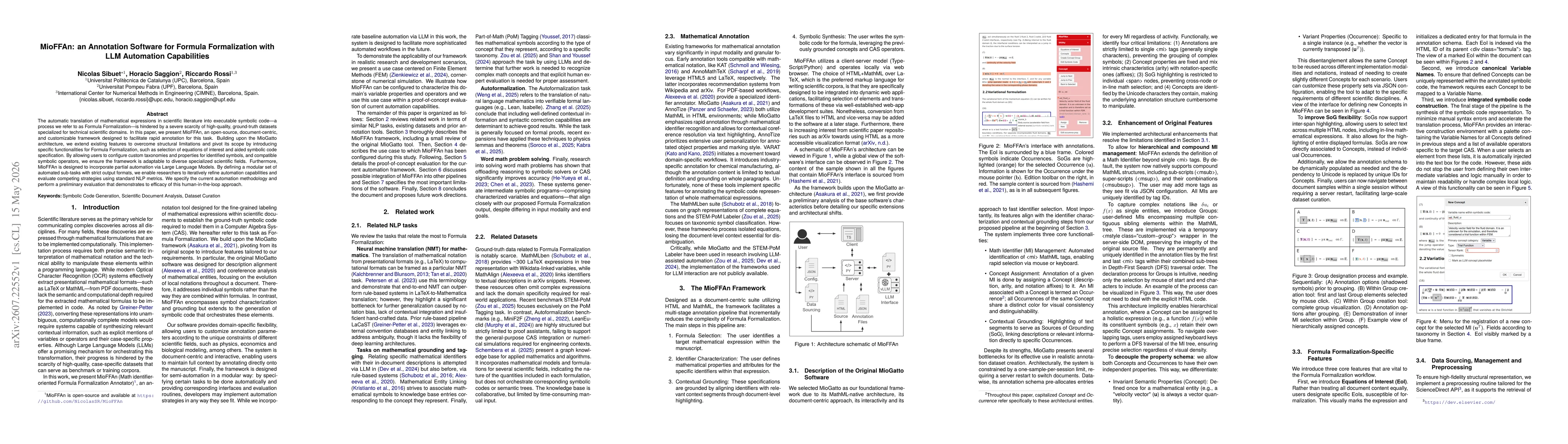 Thumbnail for MioFFAn: an Annotation Software for Formula Formalization with LLM Automation Capabilities