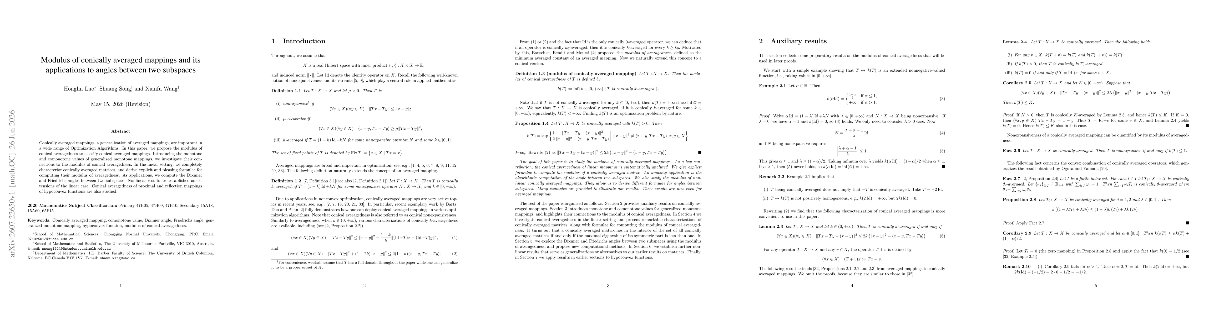 Thumbnail for Modulus of conically averaged mappings and its applications to angles between two subspaces