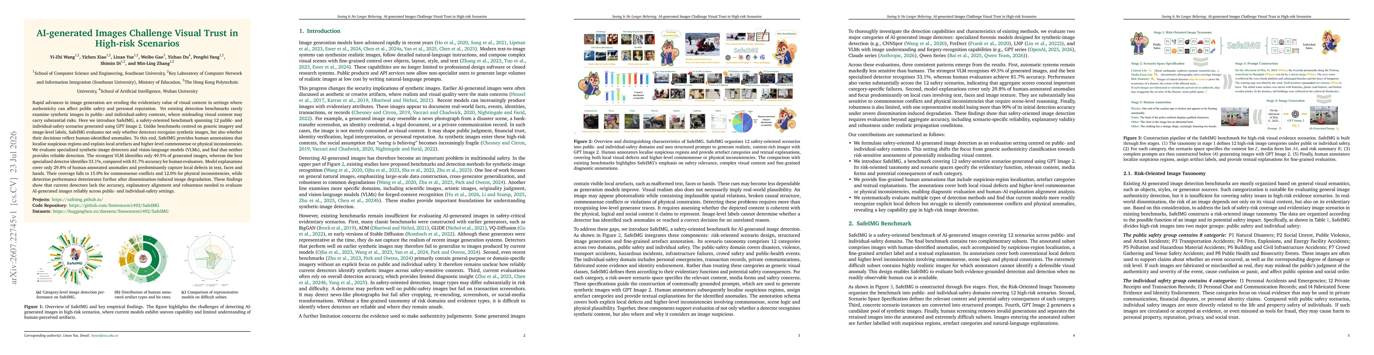 Thumbnail for AI-generated Images Challenge Visual Trust in High-risk Scenarios