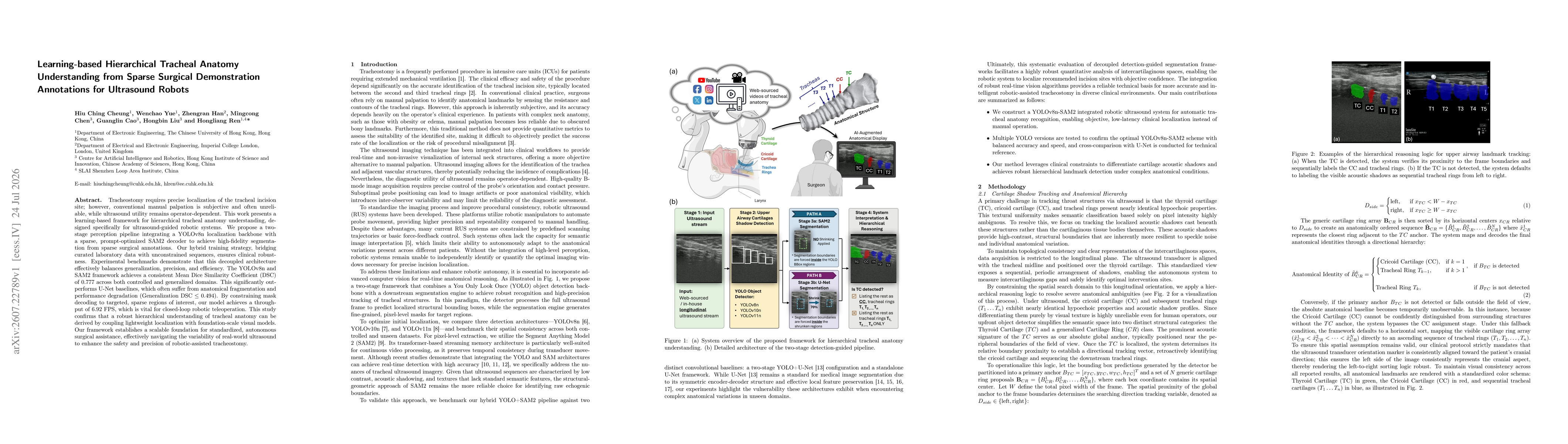 Thumbnail for Learning-based Hierarchical Tracheal Anatomy Understanding from Sparse Surgical Demonstration Annotations for Ultrasound Robots