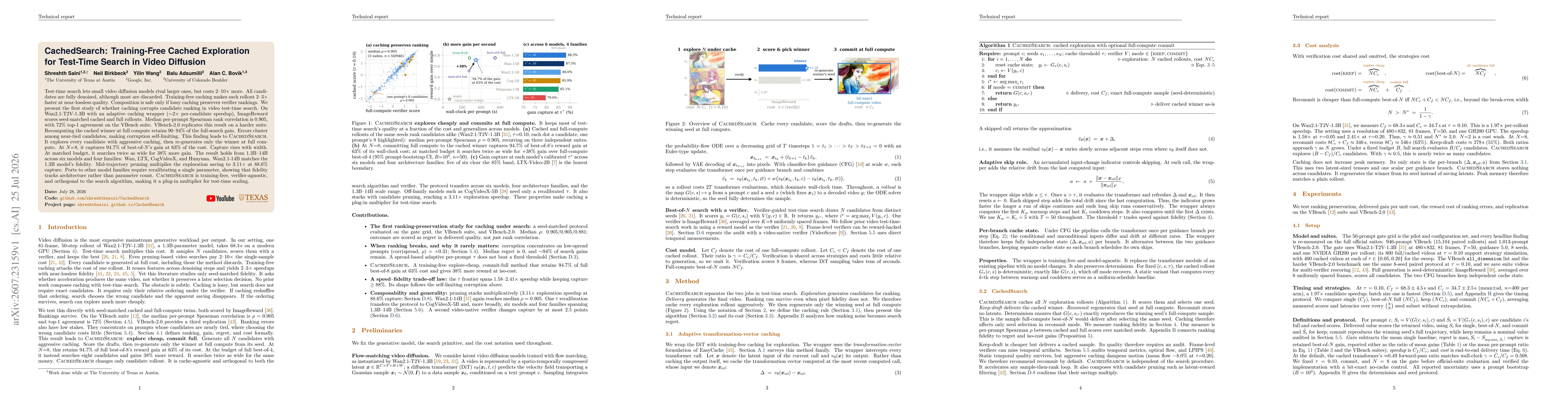 Thumbnail for CachedSearch: Training-Free Cached Exploration for Test-Time Search in Video Diffusion