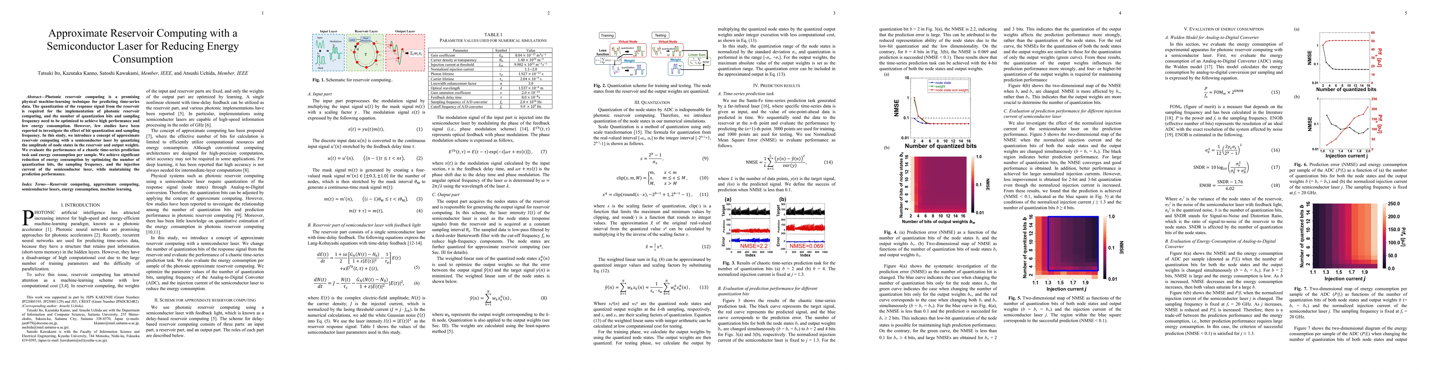 Thumbnail for Approximate reservoir computing with a semiconductor laser for reducing energy consumption
