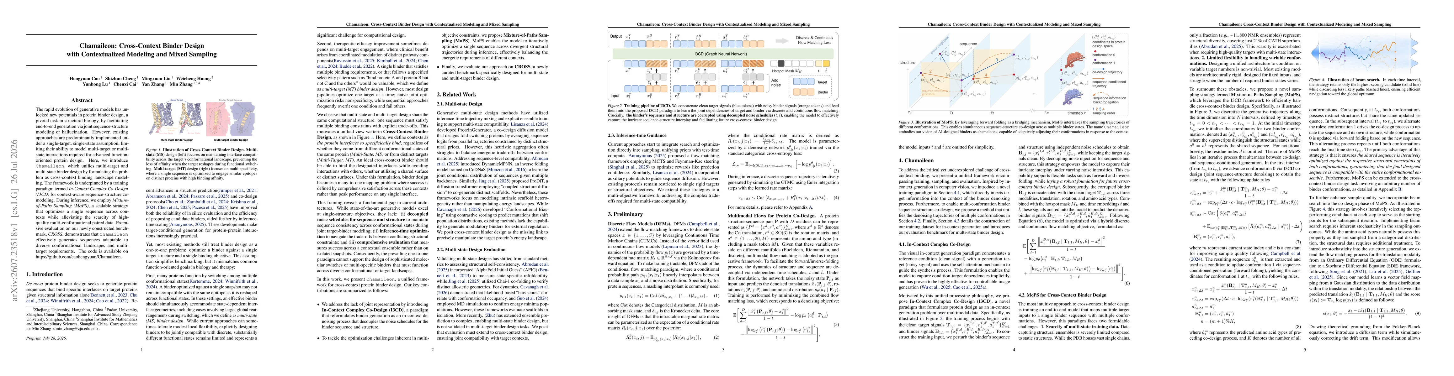 Thumbnail for Chamaileon: Cross-Context Binder Design with Contextualized Modeling and Mixed Sampling