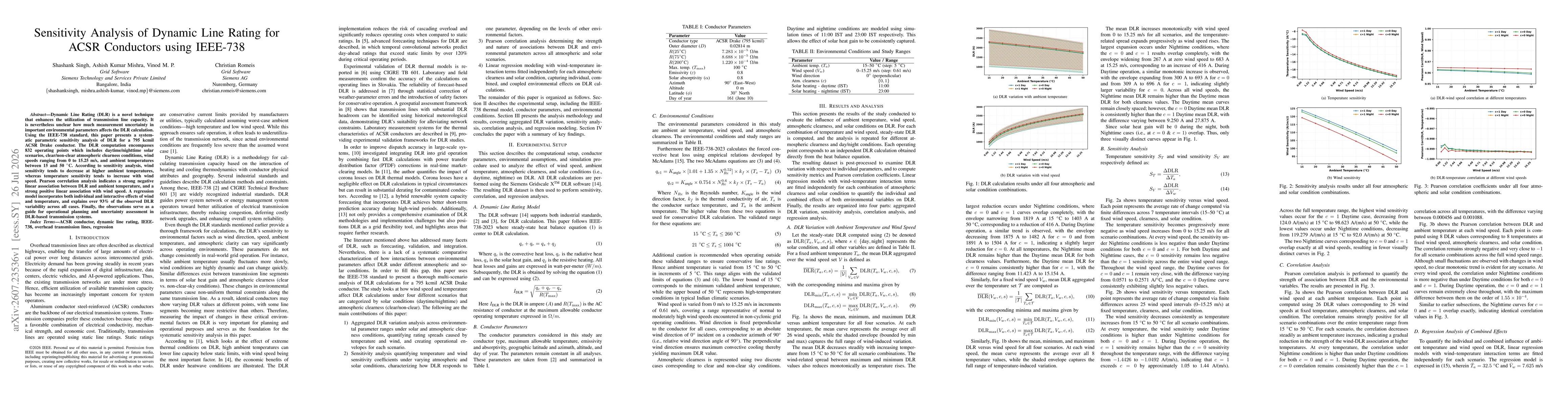 Thumbnail for Sensitivity Analysis of Dynamic Line Rating for ACSR Conductors using IEEE-738