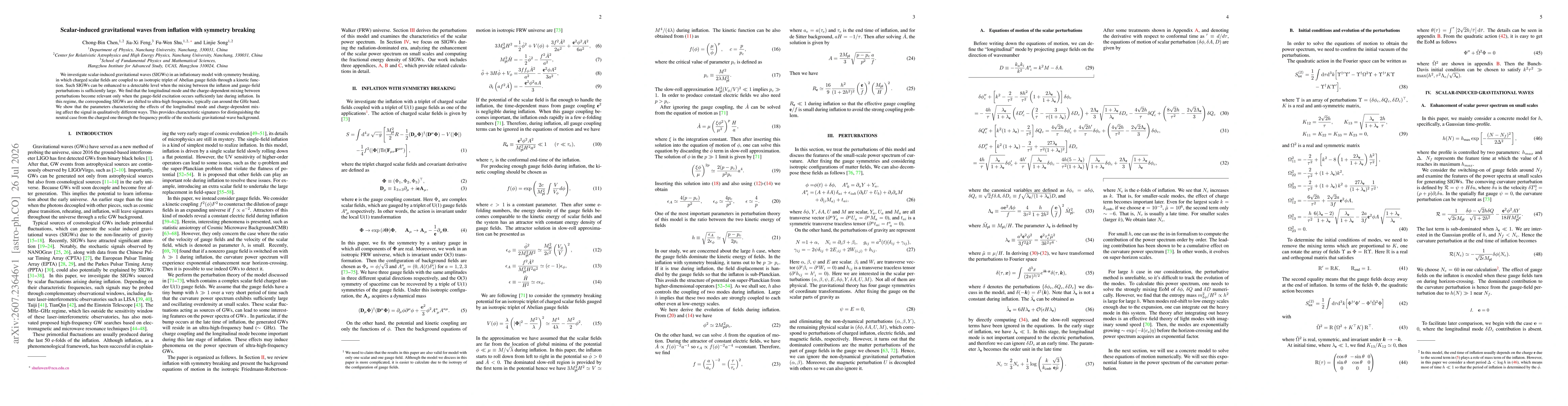 Thumbnail for Scalar-induced gravitational waves from inflation with symmetry breaking