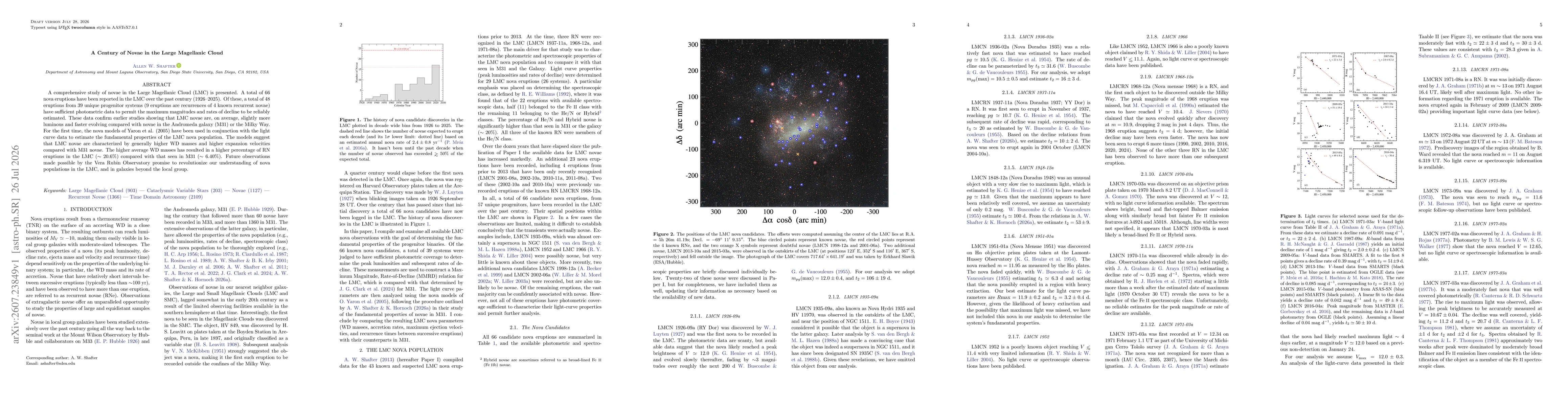 Thumbnail for A Century of Novae in the Large Magellanic Cloud