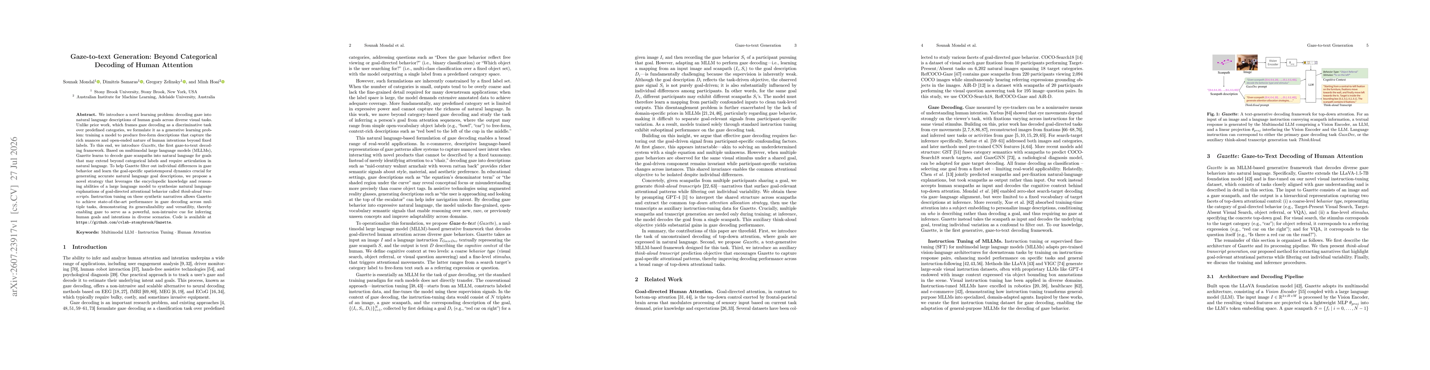 Thumbnail for Gaze-to-text Generation: Beyond Categorical Decoding of Human Attention