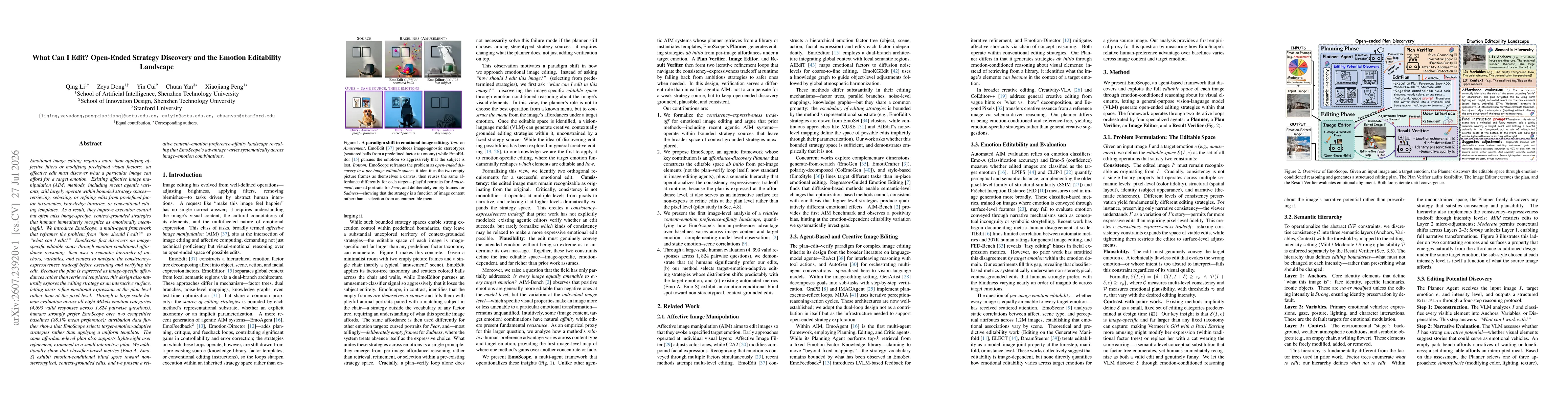 Thumbnail for What Can I Edit? Open-Ended Strategy Discovery and the Emotion Editability Landscape