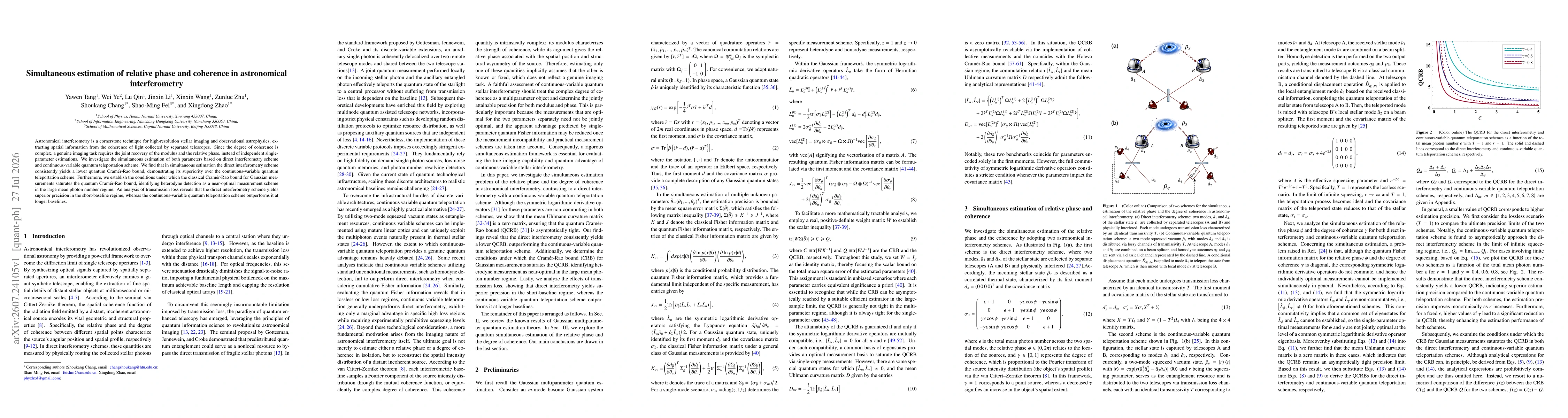 Thumbnail for Simultaneous estimation of relative phase and coherence in astronomical interferometry
