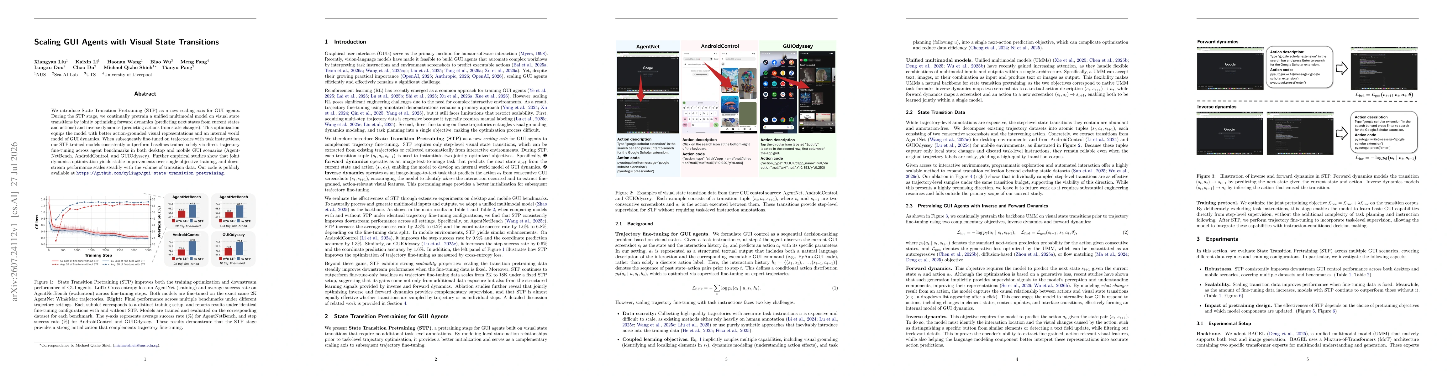 Thumbnail for Scaling GUI Agents with Visual State Transitions