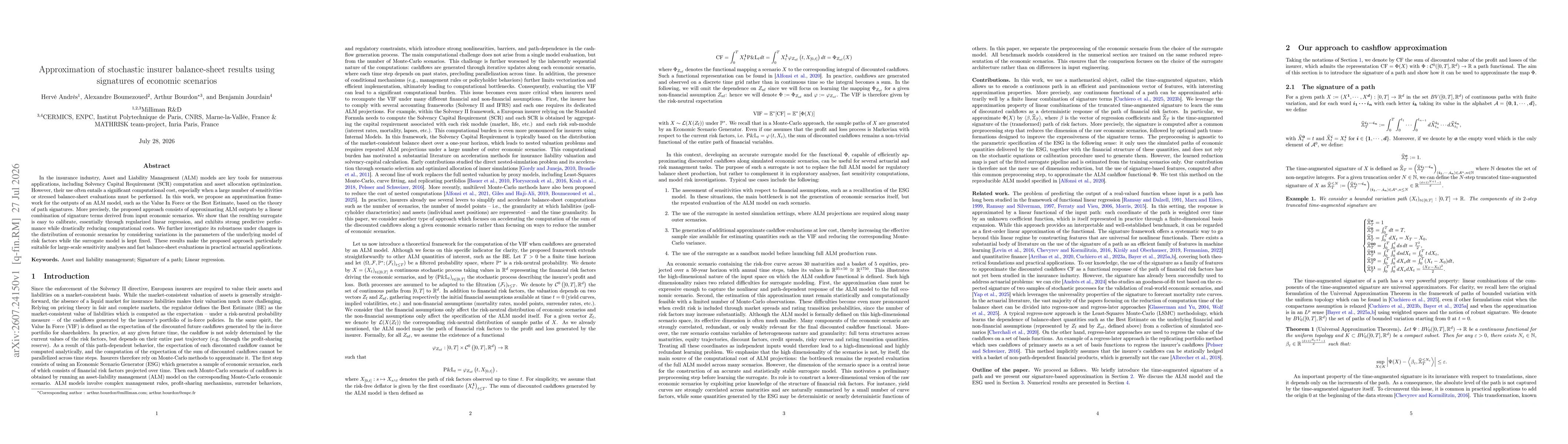 Thumbnail for Approximation of stochastic insurer balance-sheet results using signatures of economic scenarios