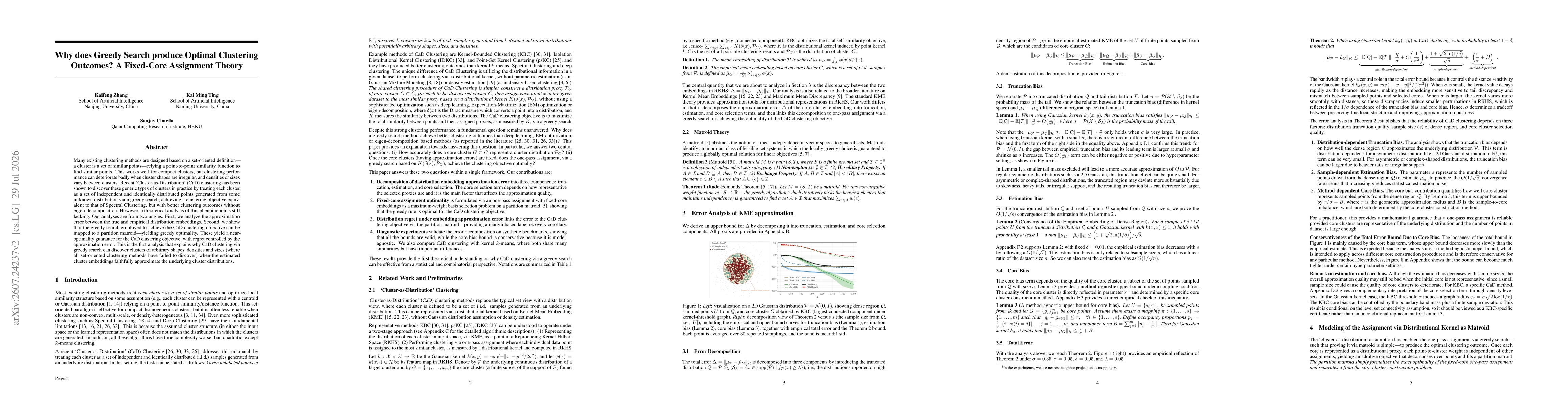 Thumbnail for Why does Greedy Search produce Optimal Clustering Outcomes? A Fixed-Core Assignment Theory