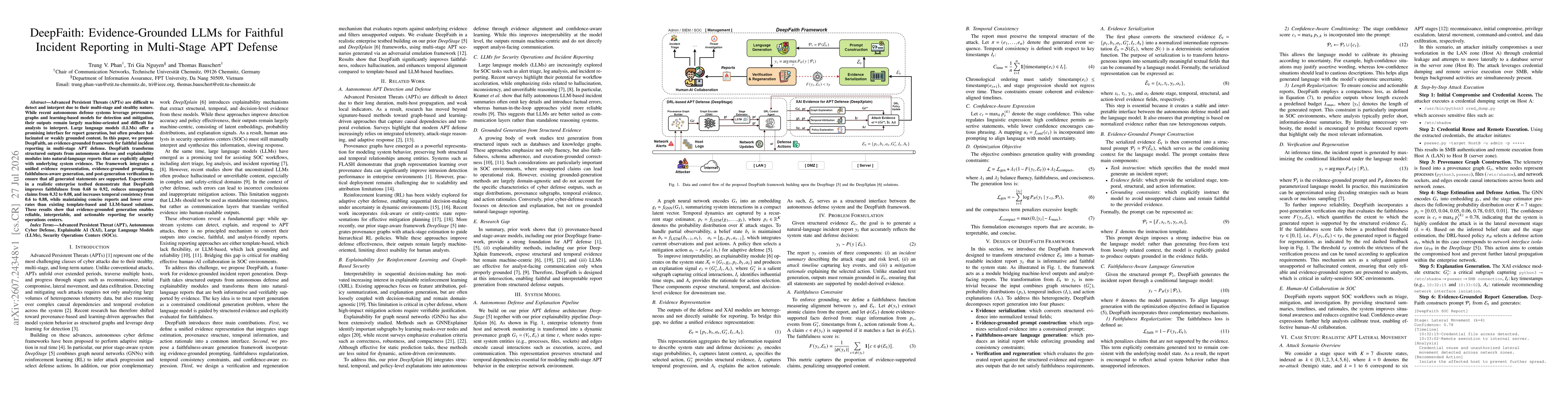 Thumbnail for DeepFaith: Evidence-Grounded LLMs for Faithful Incident Reporting in Multi-Stage APT Defense
