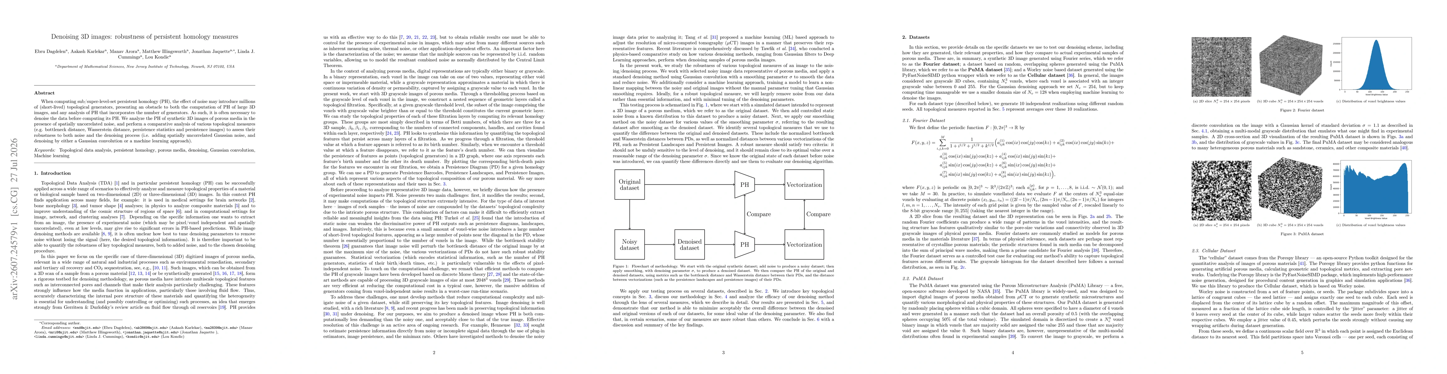 Thumbnail for Denoising 3D images: robustness of persistent homology measures