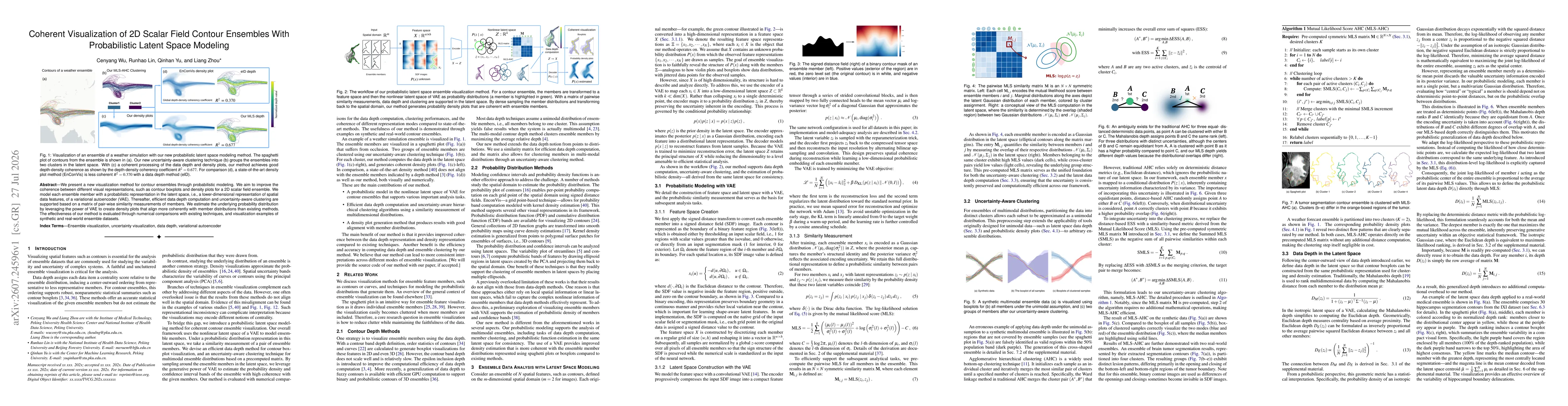 Thumbnail for Coherent Visualization of 2D Scalar Field Contour Ensembles With Probabilistic Latent Space Modeling