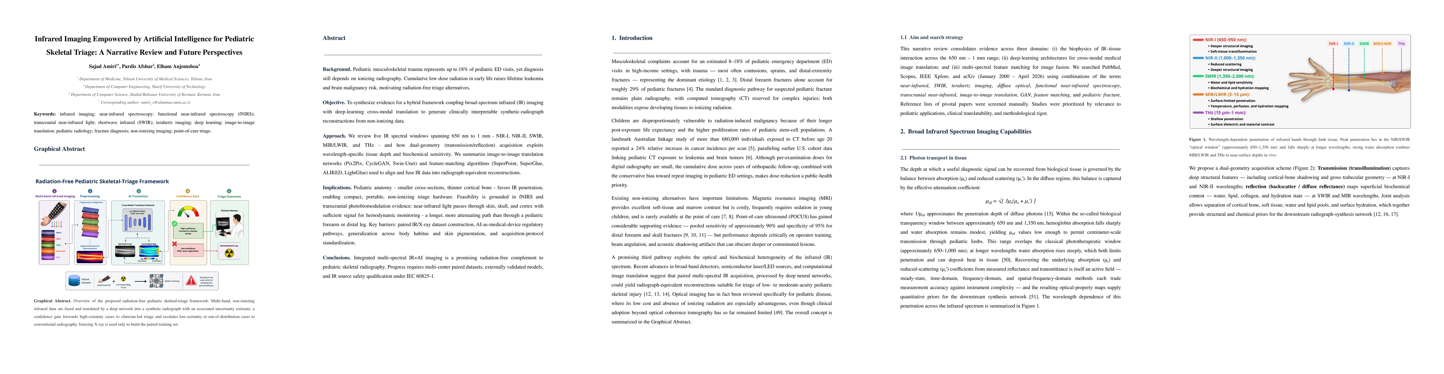 Thumbnail for Infrared Imaging Empowered by Artificial Intelligence for Pediatric Skeletal Triage: A Narrative Review and Future Perspectives