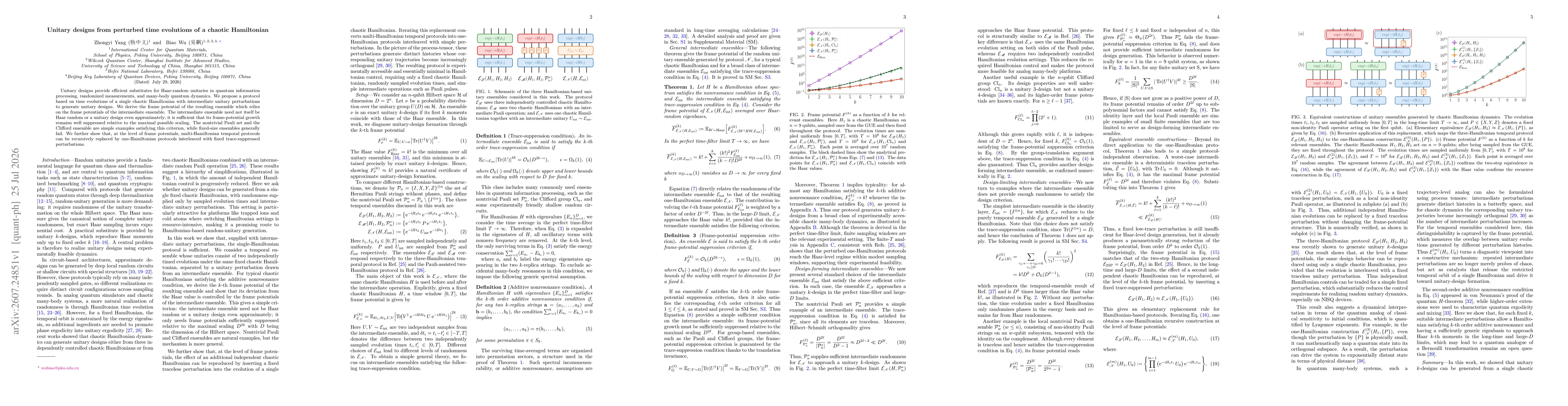 Thumbnail for Unitary designs from perturbed time evolutions of a chaotic Hamiltonian