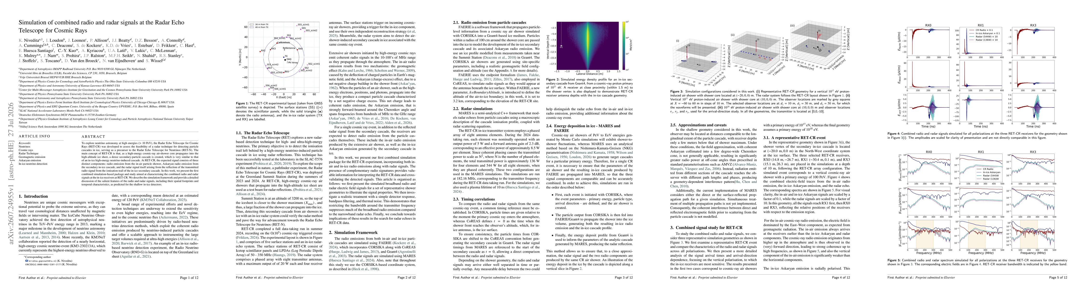 Thumbnail for Simulation of combined radio and radar signals at the Radar Echo Telescope for Cosmic Rays