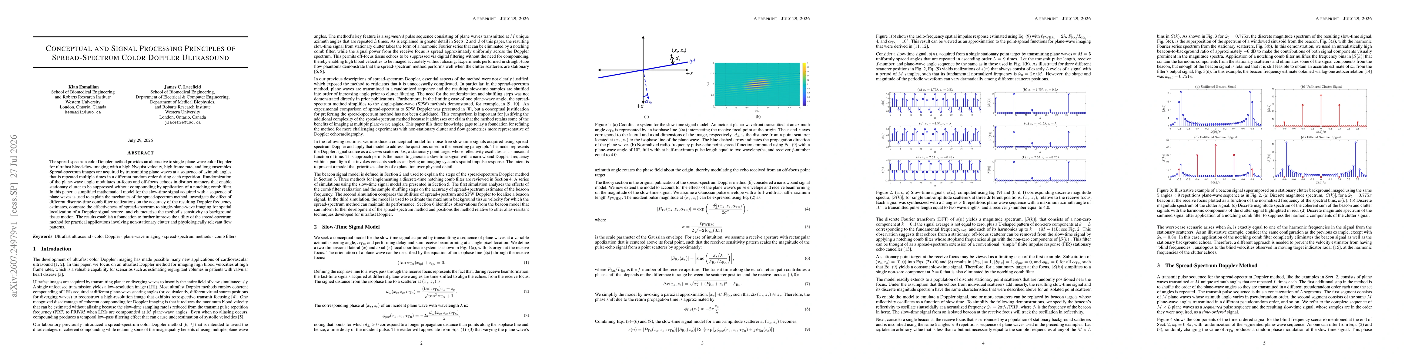 Thumbnail for Conceptual and Signal Processing Principles of Spread-Spectrum Color Doppler Ultrasound