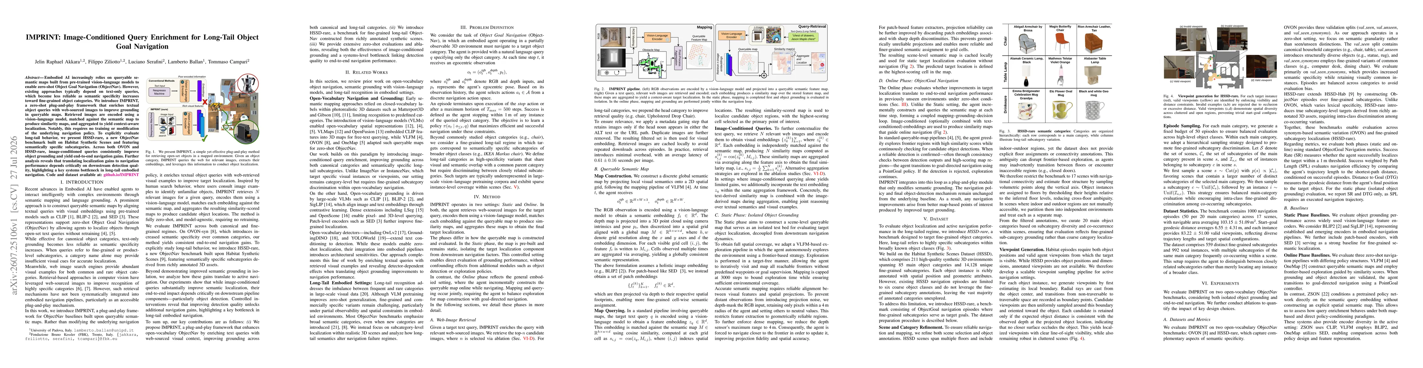 Thumbnail for IMPRINT: Image-Conditioned Query Enrichment for Long-Tail Object Goal Navigation