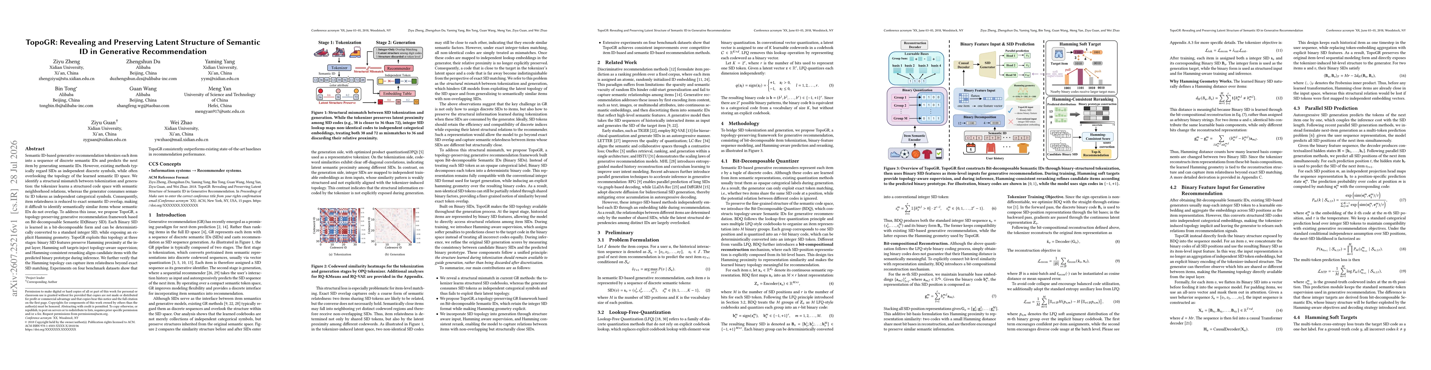 Thumbnail for TopoGR: Revealing and Preserving Latent Structure of Semantic ID in Generative Recommendation