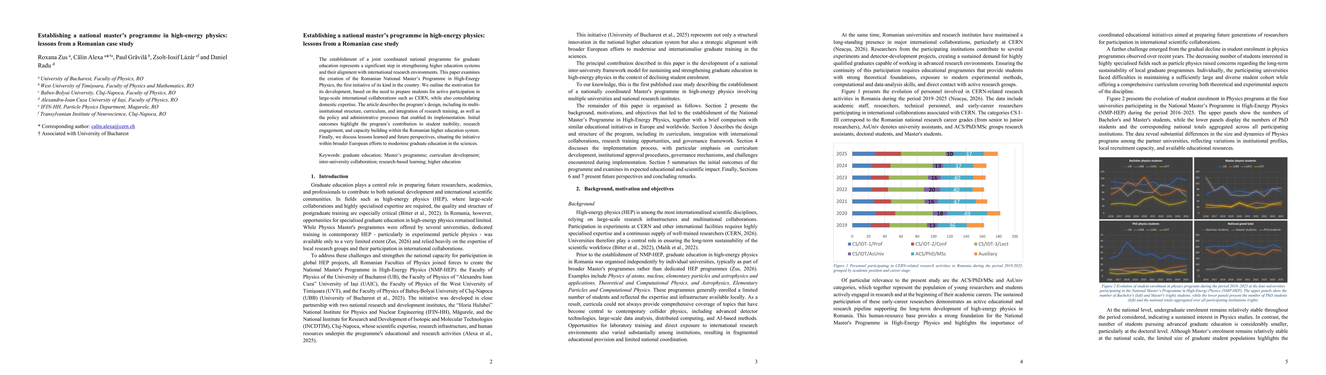 Thumbnail for Establishing a national masters programme in high-energy physics: lessons from a Romanian case study