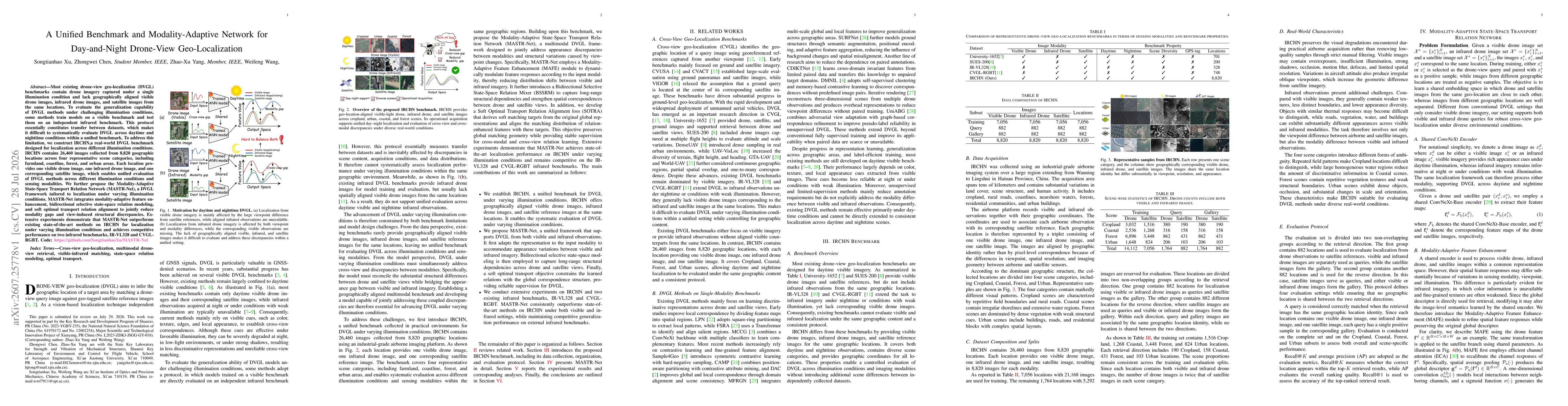 Thumbnail for A Unified Benchmark and Modality-Adaptive Network for Day-and-Night Drone-View Geo-Localization