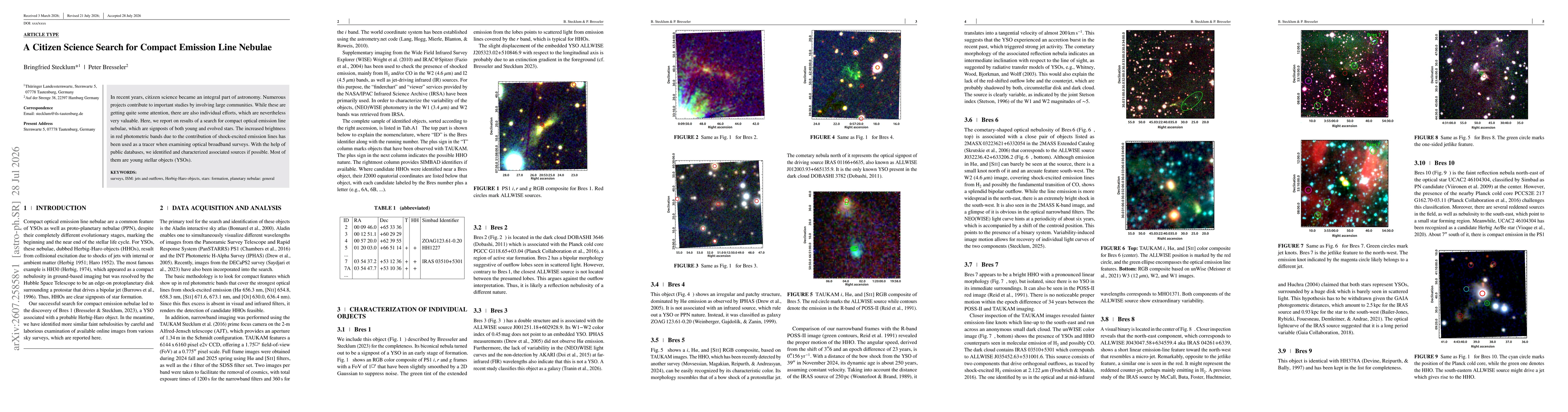 Thumbnail for A Citizen Science Search for Compact Emission Line Nebulae