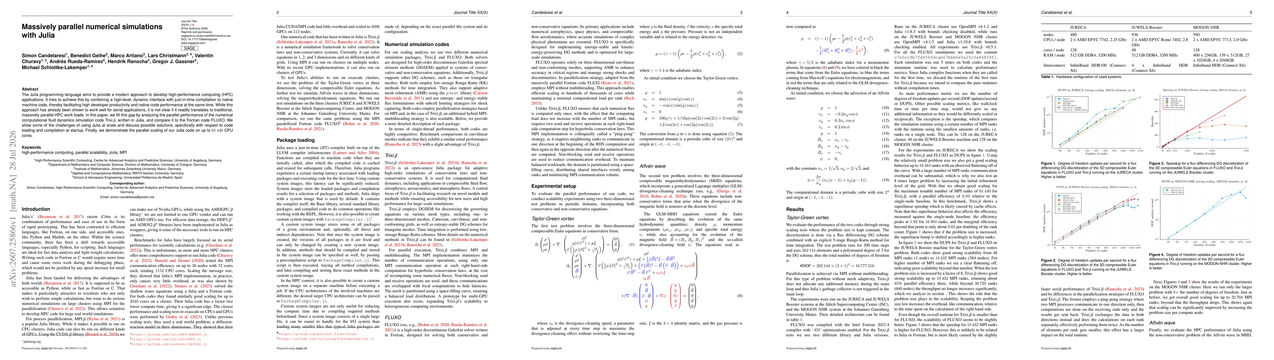 Thumbnail for Massively parallel numerical simulations with Julia