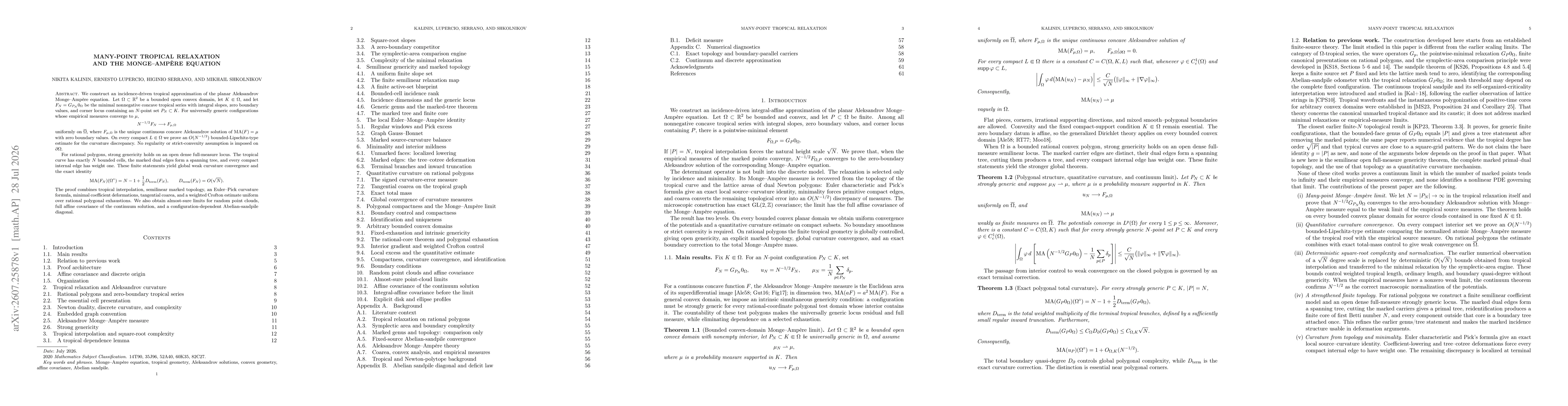 Thumbnail for Many-point tropical relaxation and the Monge--Ampère equation