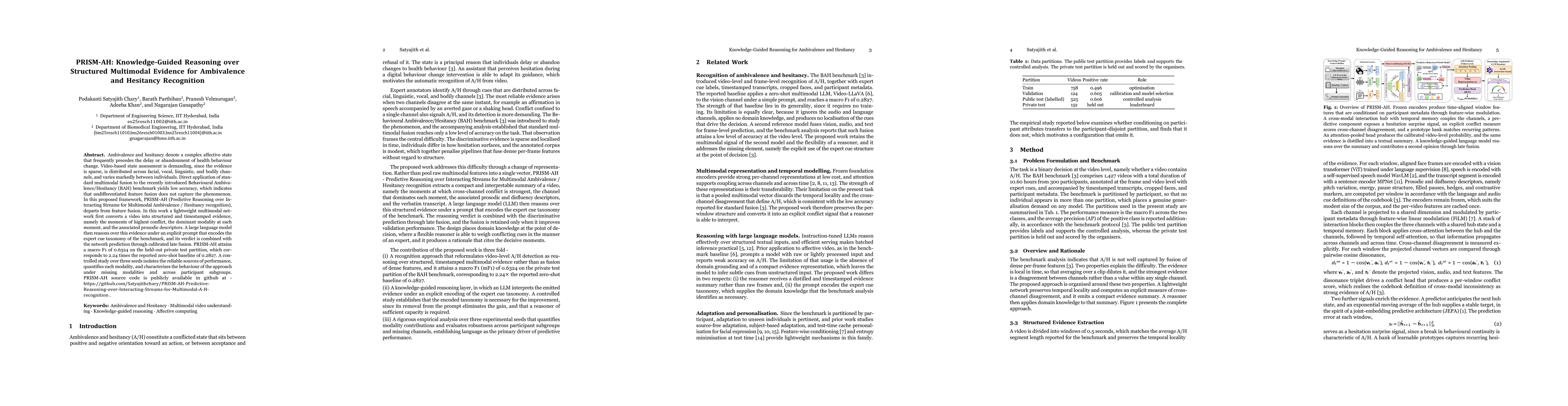Thumbnail for Knowledge-Guided Multimodal Reasoning over Interacting Streams for Video-Level Ambivalence and Hesitancy Recognition