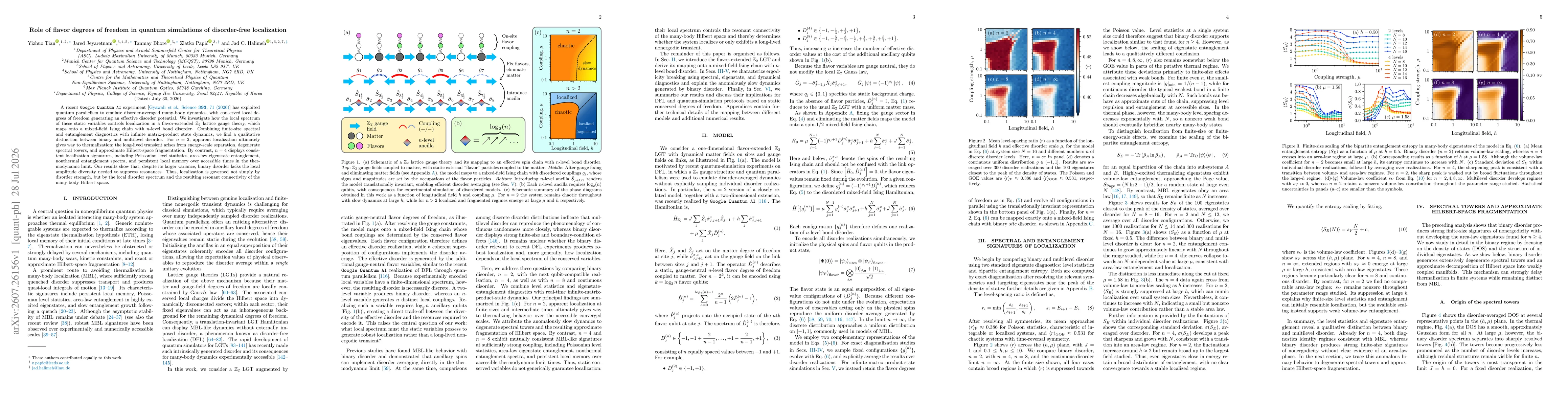 Thumbnail for Role of flavor degrees of freedom in quantum simulations of disorder-free localization