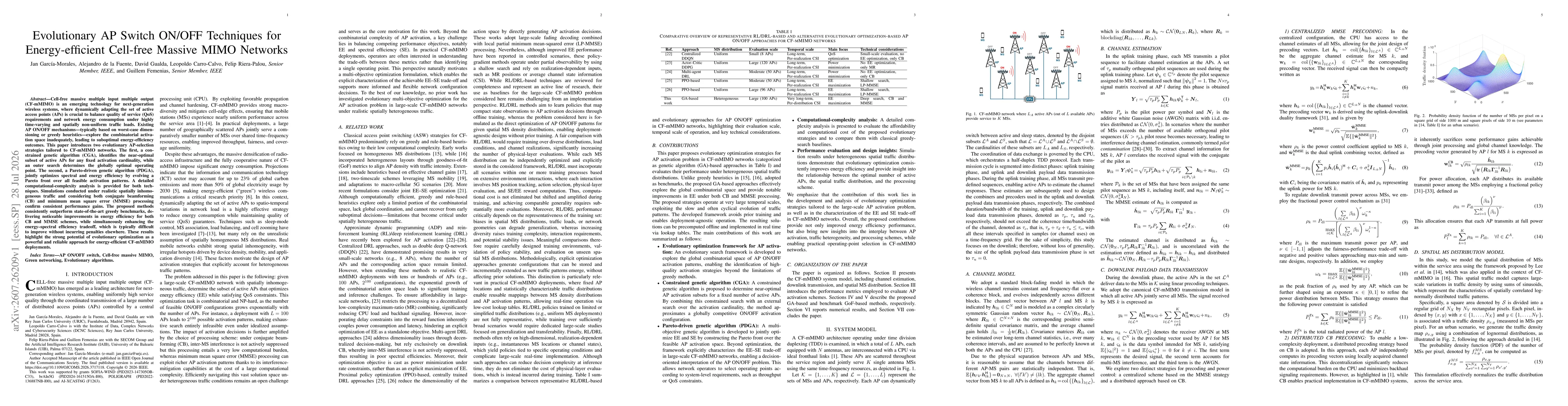 Thumbnail for Evolutionary AP Switch ON/OFF Techniques for Energy-efficient Cell-free Massive MIMO Networks