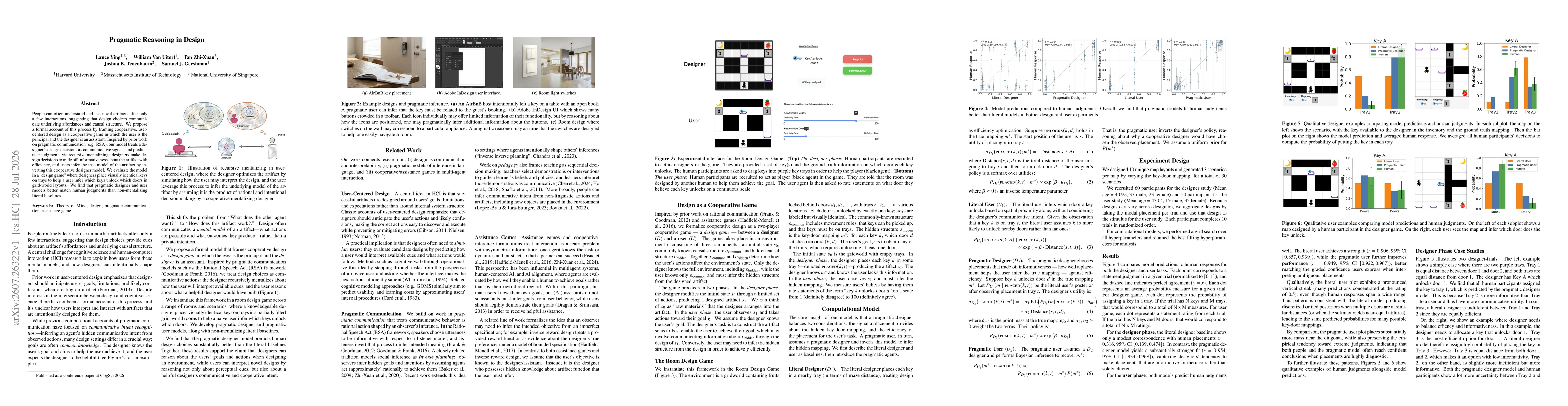 Thumbnail for Pragmatic Reasoning in Design