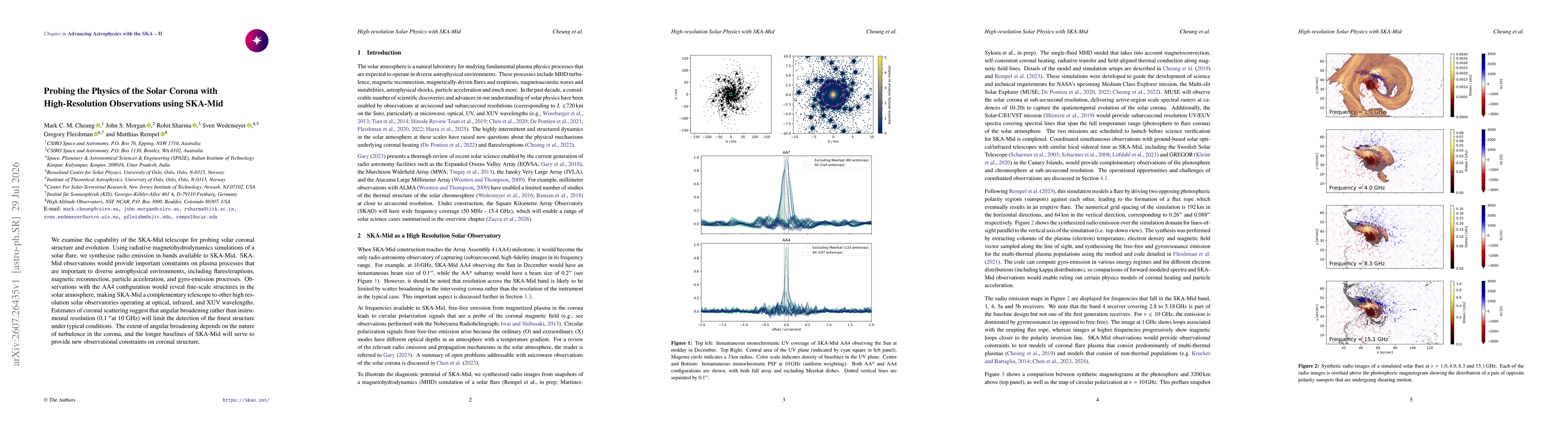 Thumbnail for Probing the Physics of the Solar Corona with High-Resolution Observations using SKA-Mid