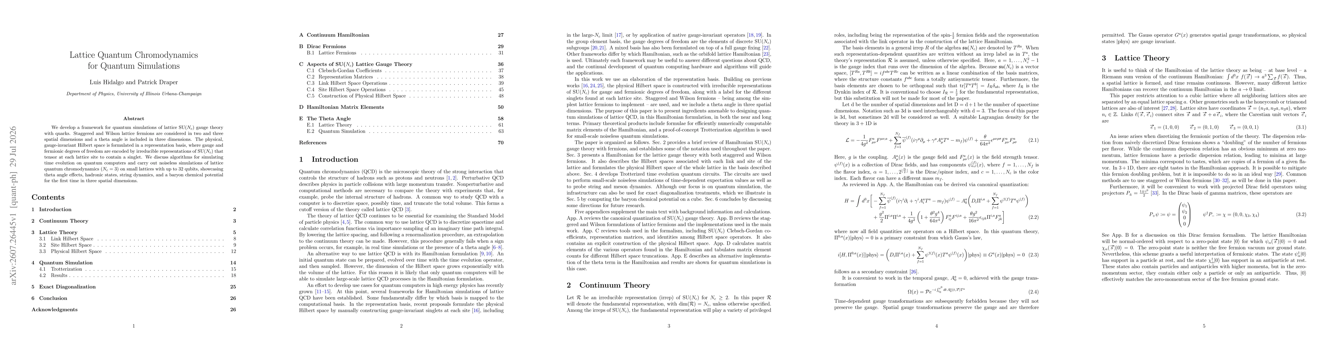 Thumbnail for Lattice Quantum Chromodynamics for Quantum Simulations