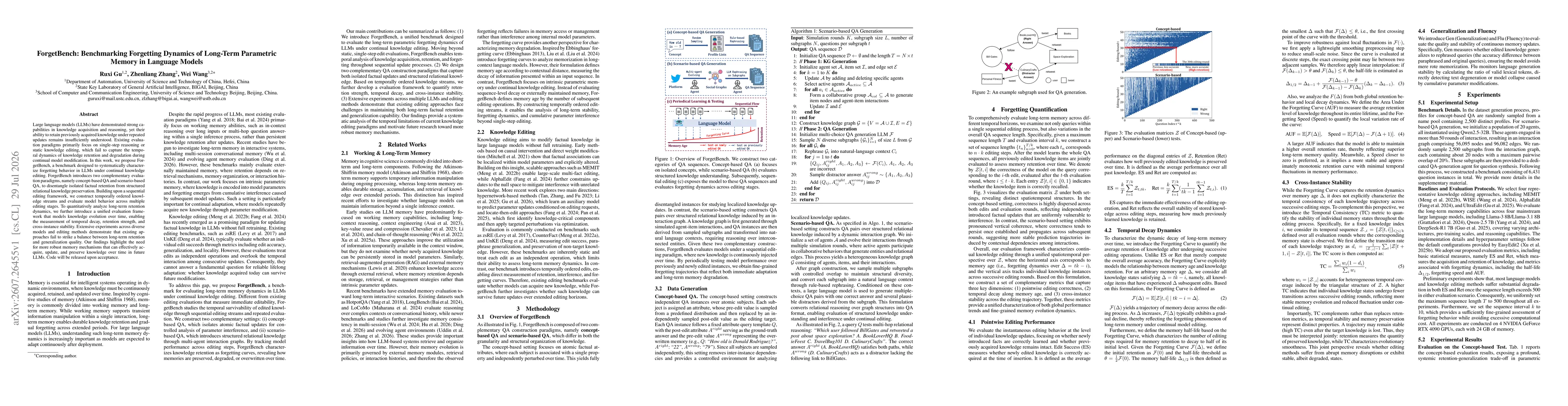 Thumbnail for ForgetBench: Benchmarking Forgetting Dynamics of Long-Term Parametric Memory in Language Models