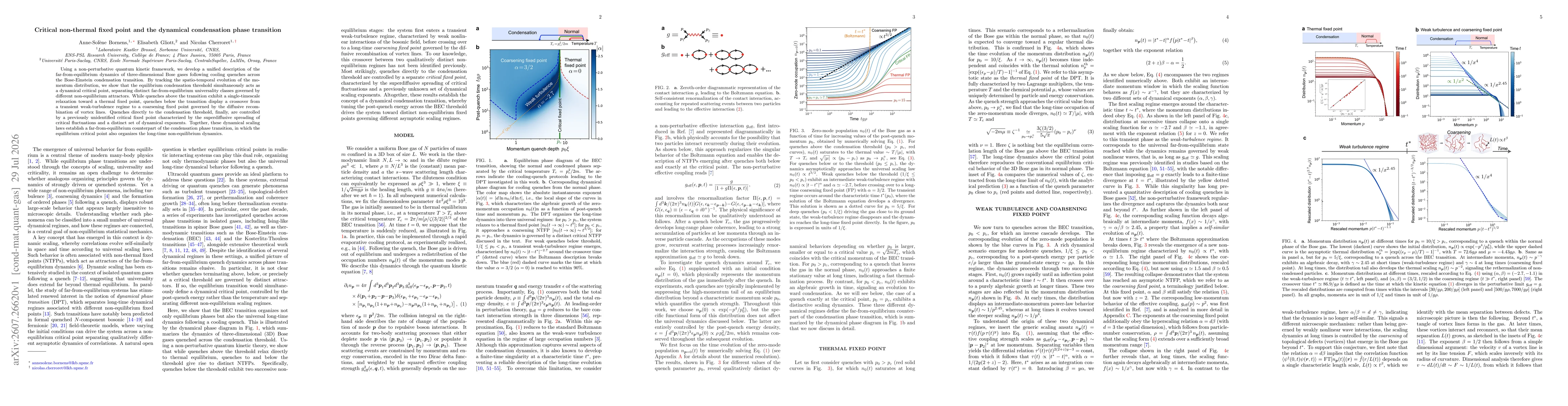 Thumbnail for Critical non-thermal fixed point and the dynamical condensation phase transition