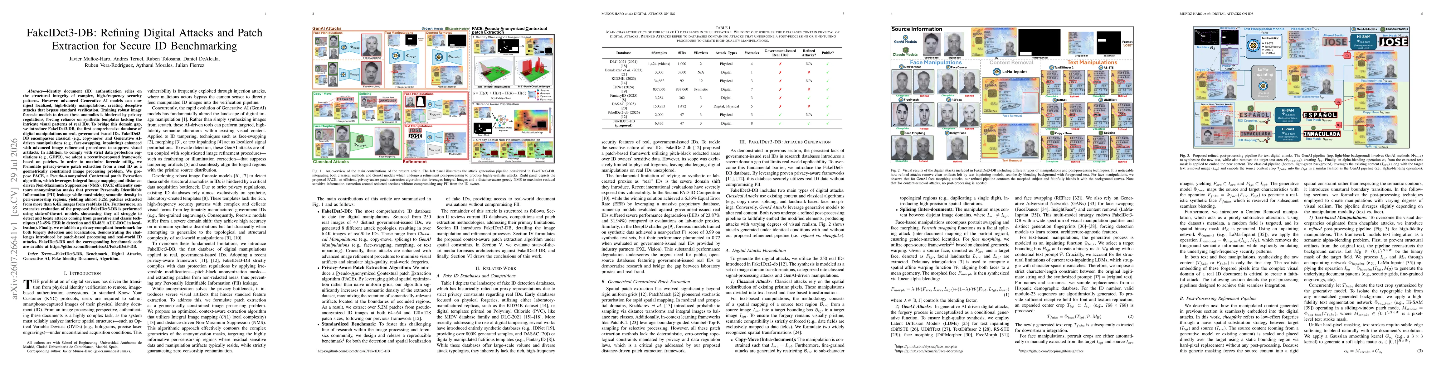 Thumbnail for FakeIDet3-DB: Refining Digital Attacks and Patch Extraction for Secure ID Benchmarking