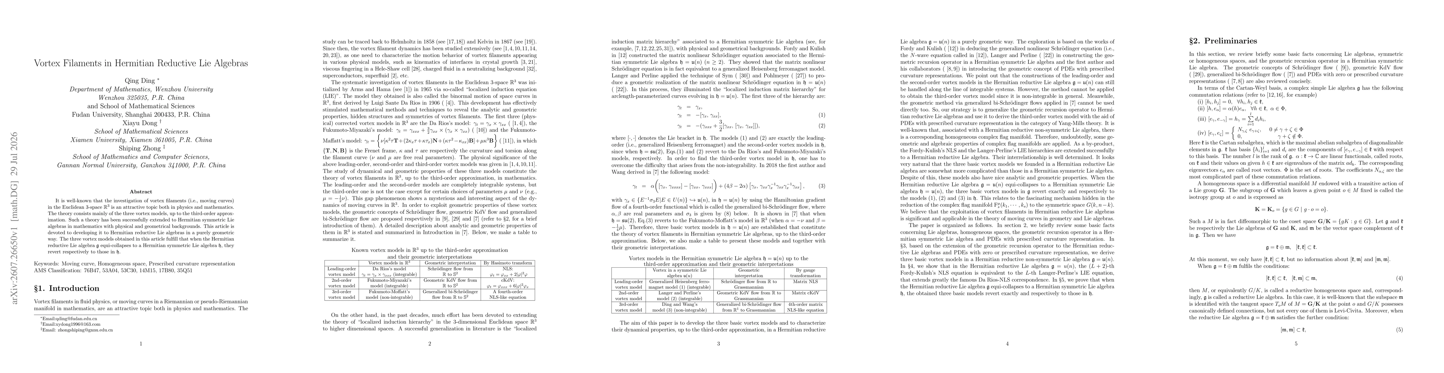 Thumbnail for Vortex Filaments in Hermitian Reductive Lie Algebras