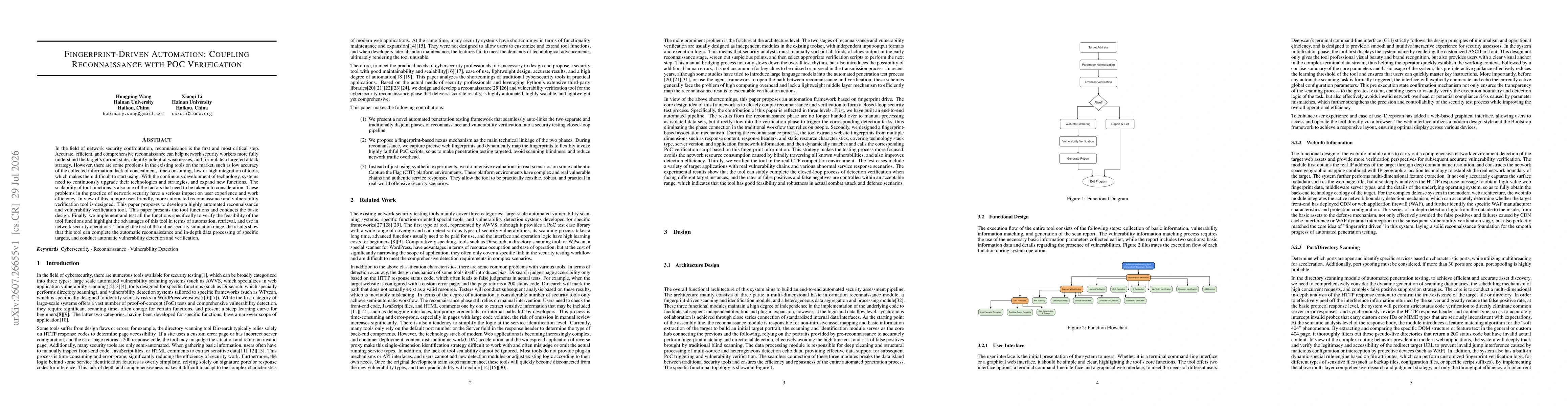Thumbnail for Fingerprint-Driven Automation: Coupling Reconnaissance with POC Verification