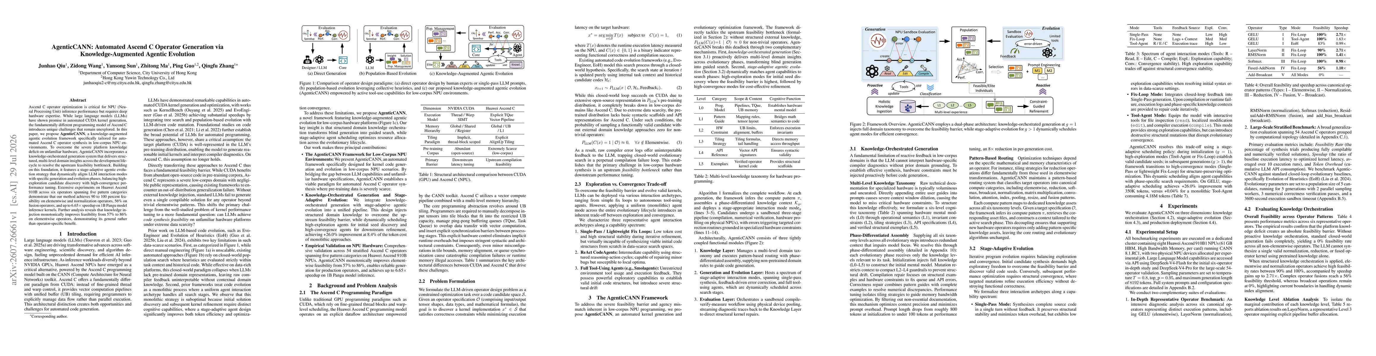 Thumbnail for AgenticCANN: Automated Ascend C Operator Generation via Knowledge-Augmented Agentic Evolution