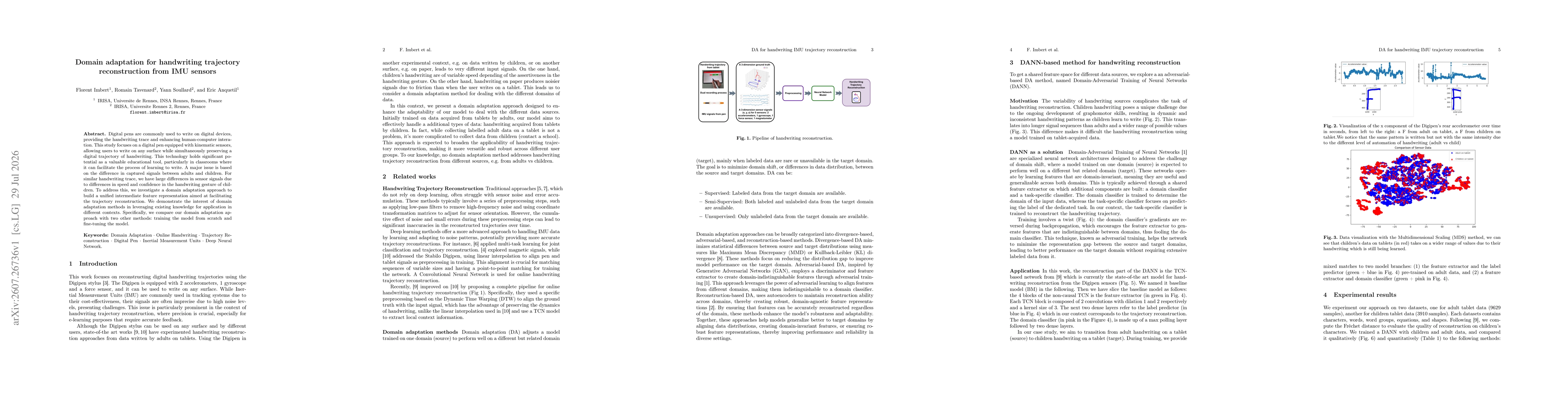 Thumbnail for Domain adaptation for handwriting trajectory reconstruction from IMU sensors