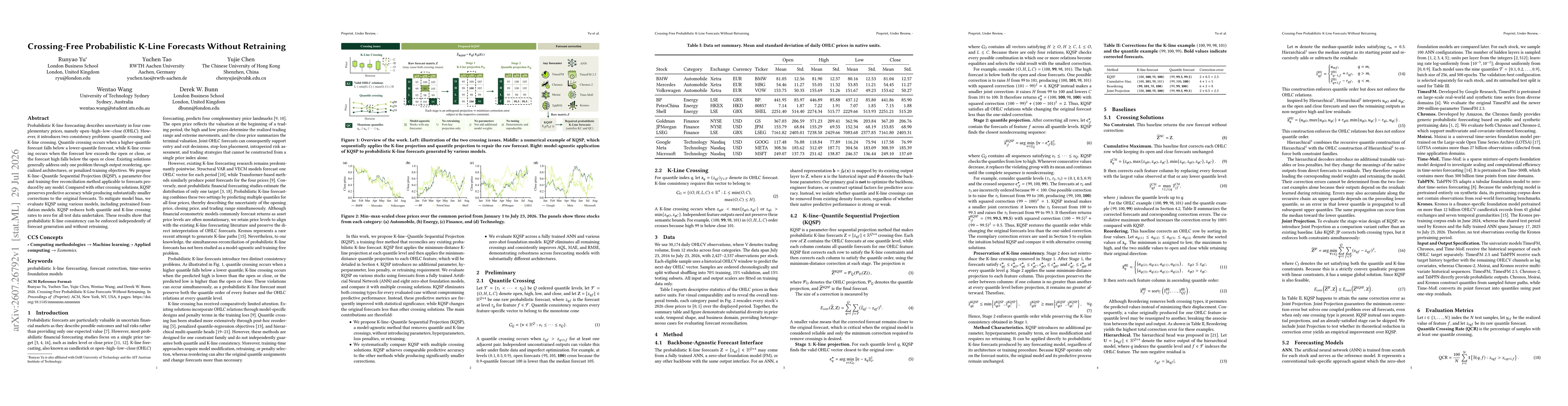 Thumbnail for Crossing-Free Probabilistic K-Line Forecasts Without Retraining