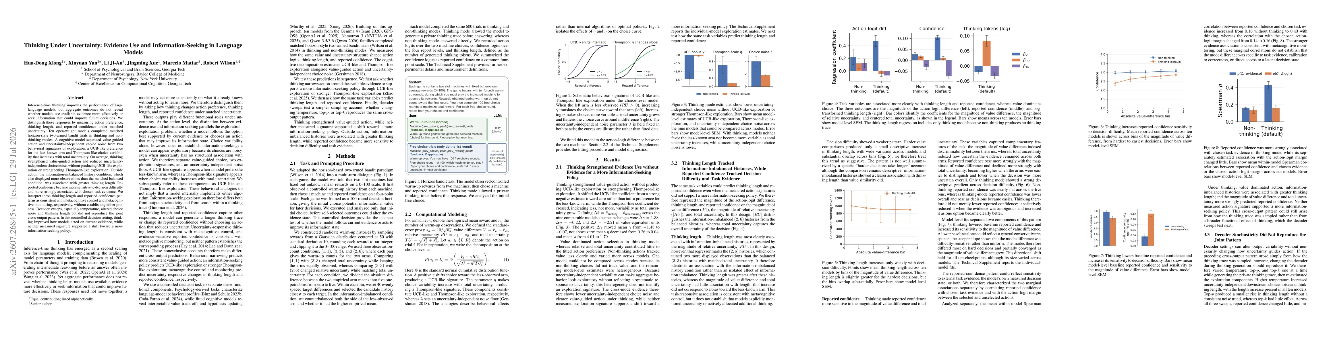 Thumbnail for Thinking Under Uncertainty: Evidence Use and Information-Seeking in Language Models