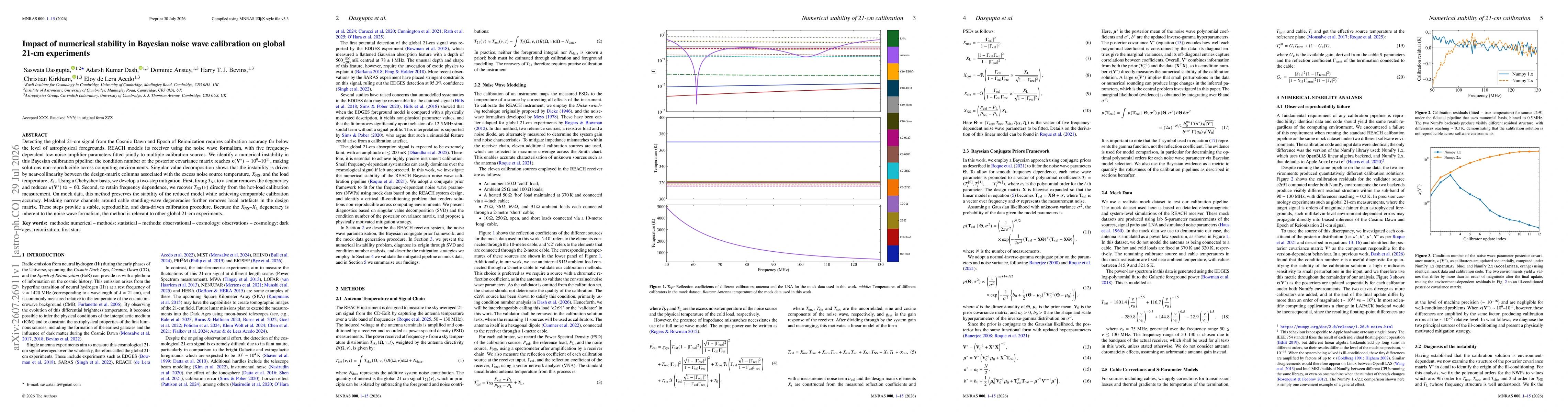 Thumbnail for Impact of numerical stability in Bayesian noise wave calibration on global 21-cm experiments