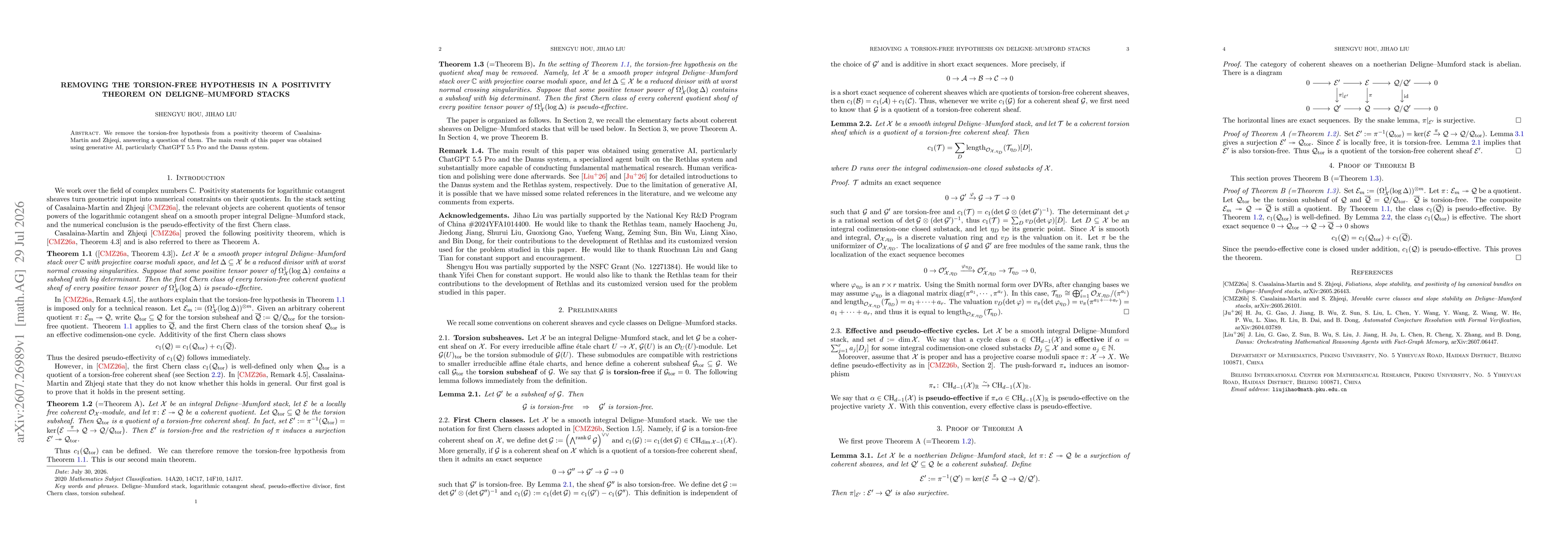 Thumbnail for Removing the Torsion-free Hypothesis in a Positivity Theorem on Deligne-Mumford Stacks