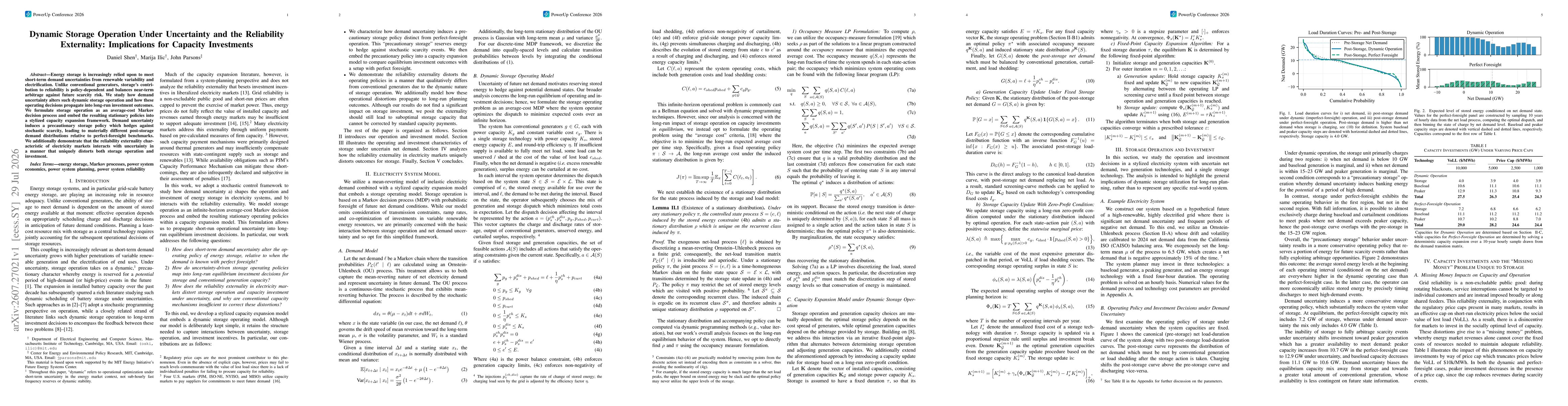 Thumbnail for Dynamic Storage Operation Under Uncertainty and the Reliability Externality: Implications for Capacity Investments