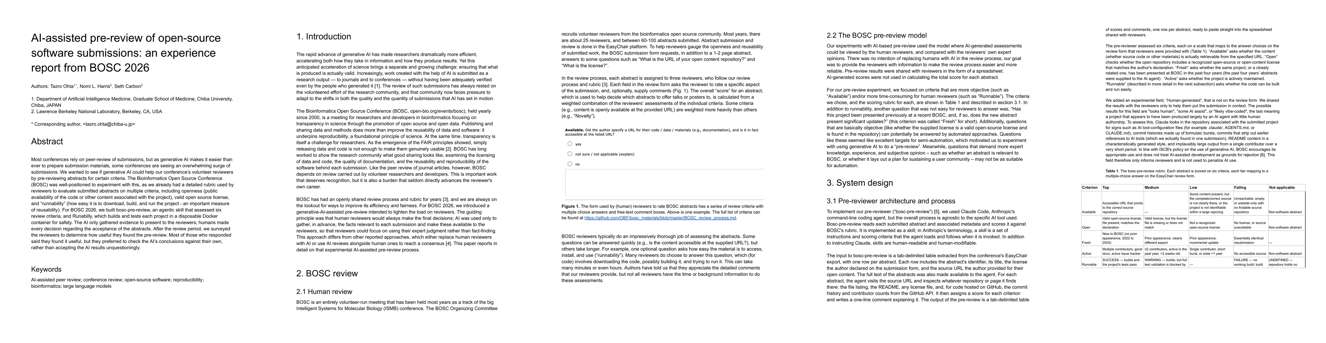 Thumbnail for AI-assisted pre-review of open-source software submissions: an experience report from BOSC 2026